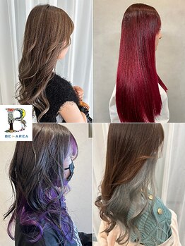 ビーエリア 本店(BE AREA)の写真/《HOT PEPPER Beauty Award 2025 BEST SALON注目サロン選出》繊細な色味にこだわり透明感×艶感たっぷり