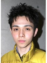 ヘアカロン 熊本本店(Hair CALON)&nbsp;メンズパーマピンパーマ癖毛風ショート熊本下通