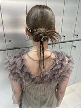 アールプラス 新宿(ar+) 【新宿駅/新宿三丁目/結婚式ヘア/カチモリヘア/ヘアセット】