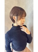 大人ショートボブ 20代30代40代ヘア 小顔