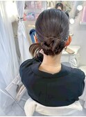 カチモリ/韓国風ヘアアレンジ/タイトヘア