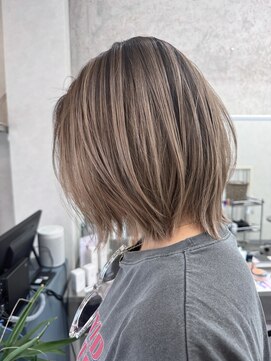 ファンド 千葉(fand) デザインカラー/フェイスフレーミング/結べるボブ奥行きショート