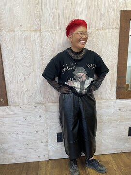 ヘアーラボ ノッシュ 唐人町店(Hair Labo Nosh) 【Nosh】ベリーショート×ベリーレッド