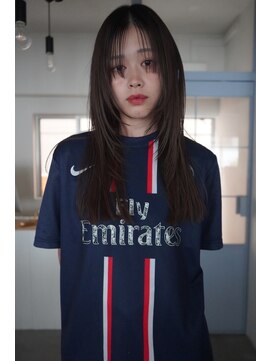 テクネ 天神大名(techne) 天神大名顔周りレイヤーカットミディアムボブタッセルボブパーマ