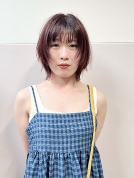 アペット(Appet) ウルフボブ×レッドカラー