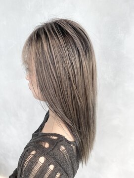 アコ(Aco) バレイヤージュ/シャドウルーツ/スモーキーベージュ