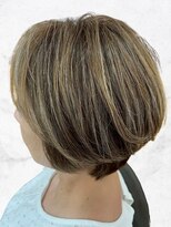 ヴァンカウンシル 一宮店(VAN COUNCIL)&nbsp;白髪を隠さず活かす、大人のための白髪ぼかし◎ハイライト×ボブ