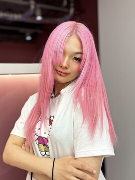 ダズリングディア(Dazzling Deer) ペールピンク/ピンク/ロング/ハイトーン/ストレート