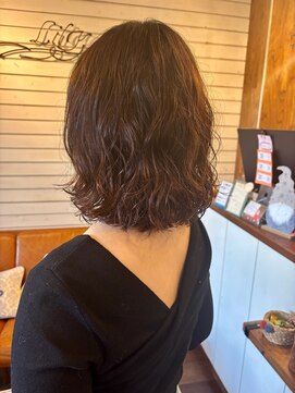 《Lily*渡邊》デジタルパーマで動きのあるミディアムボブ＊