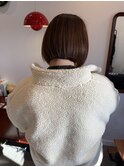 20代30代ミニボブレイヤー丸みボブ前髪ありボブ顔周りレイヤー