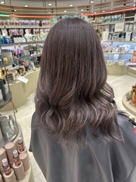 ヘアーザラブズラフズ オーガニカ 北九州(HAIR THE LOVES LAUGHS ORGANICA) ダブルカラー アッシュグレー