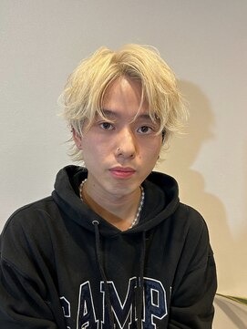 ノブレス ノアール(NOBLESSE NOIR) 【メンズ】ハーフバング/マッシュウルフ