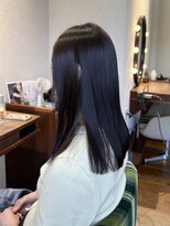 エルサフィロ キタハマ(el zafiro kitahama) 30×40×50代×似合わせカット×ストレートパーマ