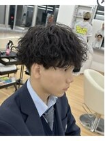 ビカム 名駅EAST(become) 刈り上げメンズマッシュ×波巻きツイストスパイラルパーマ