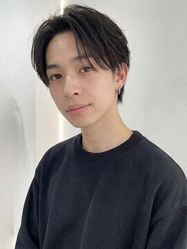 カバーヘア ブリス 上尾西口店(COVER HAIR bliss) フェザーパーマセンターパート◎爽やか束感で格上げp上尾