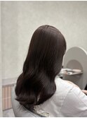 ロング、巻き髪、ショコラブラウン