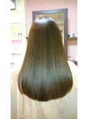 自然で丸みのあるサラサラストレート☆