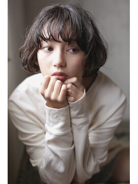 ソイ コンク 下北沢(soi conc) ウェット×束感ボブ#下北沢ELICA