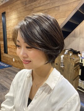 ハグ 横浜(HUG) キレイめショートボブ