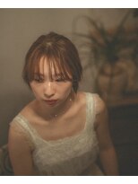 ノイエルオルト(neuer ort)&nbsp;儚げバングとクリーミーヘアカラー