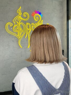 スパークスヘア(Sparks hair) シフォンベージュ