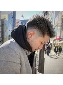 スキンフェードスパイキーベリーショート