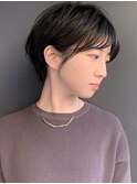 【morio池袋】綺麗でかっこいい黒髪ショート♪