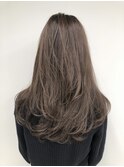 グレージュエレガントレイヤーロングヘア【RISA】