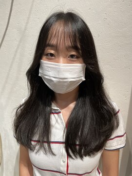 ノイズ オオサカ(NOISM) 韓国風レイヤーカット×シースルーバング