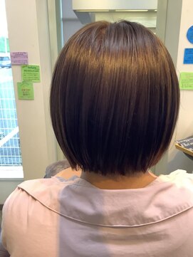 ミューコロル(mieux color) ストレートボブ ナチュラルブラウンカラー