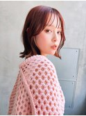 H エイチ原宿＊ミニボブ×キャラメルベージュ