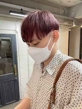 ソイリウム 下北沢(soi rium) 【メンズピンクベージュ】メンズマッシュショート