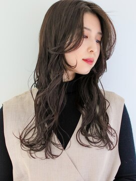 ガリカ 渋谷(Gallica) 【Gallica】赤み消し寒色系カラー/ロングレイヤーカット/韓国風