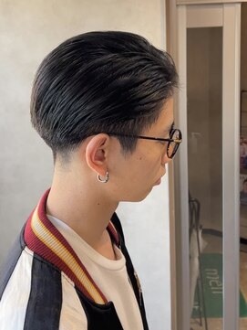 メル(mell) アメカジスタイルにもよく似合う!大人のオールバックスタイル!