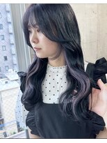 ラニヘアサロン(lani hair salon)&nbsp;ブルーラベンダー/イヤリングカラー