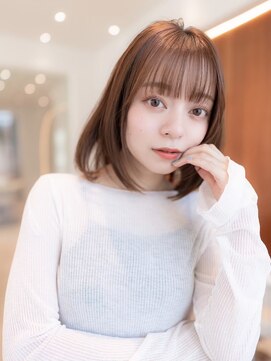 エースハバナ 渋谷(1 HAVANA) 20代30代大人かわいい/シルキーベージュ/前髪/レイヤーカット