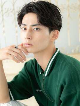 モッズ ヘア 福岡姪浜店(mod's hair) mod's姪浜/黒髪グレージュカラーカルマパーマベリーショートe