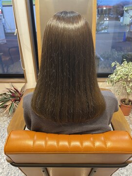 ジュテーム(JE T'AIME) ミディアムラングス×オリーブアッシュ