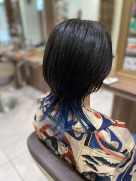 アッシュ 菊名店(Ash) ☆ウルフ×インナーブルー☆