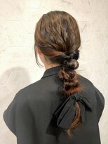 ヘアーサロンウル(hair salon ulu) （五十嵐）編みおろしヘア