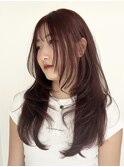 ハイライトバレイヤージュダブルカラーケアブリーチ白髪染め
