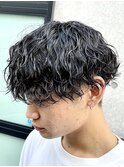【infinis】波巻きパーマ×マッシュ