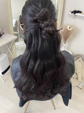 サロンナビ(Salon Navi) ニュアンス half up