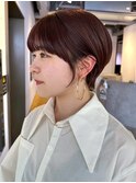 マロンベージュ似合わせカットメルティカラー_ba453701
