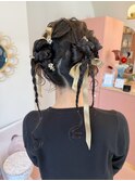 ヘアアレンジ/ヘアセット/結婚式アレンジ