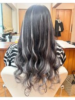 エクステンション クーチャー(Extention Cu'cha)&nbsp;暗髪×シルバーエクステ