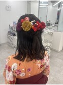 #haru 卒業式袴×アレンジ×メイク