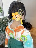 卒業式ヘアセット