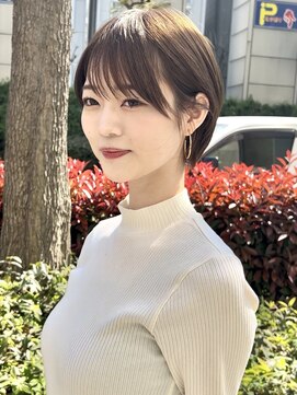 ビューシンサイバシ(VIEW SHINSAIBASHI) くすみカラー ミントアッシュ 韓国マッシュ オリーブグレージュ