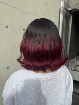 ダンク(DUNK) ハイグラデーションレッド